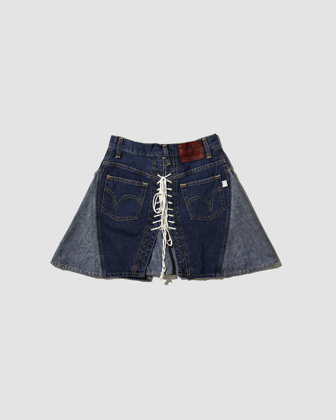 HYSTERIC GLAMOUR KINKY LACE UP DENIM SKIRT - 25